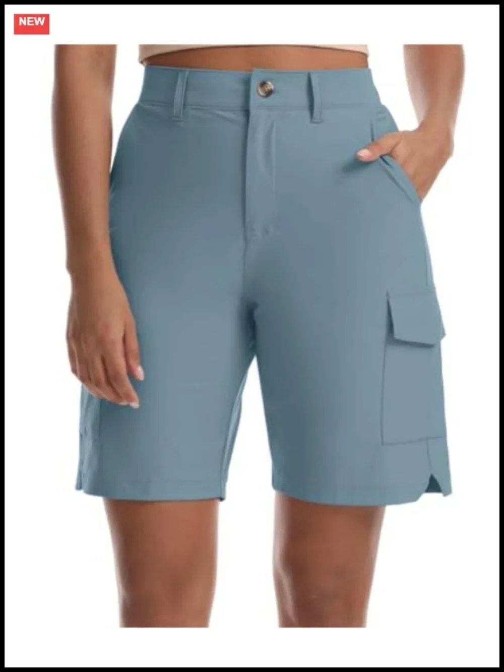 Women's Lightweight Quick Dry Hiking Cargo Shorts Stretch with Pockets